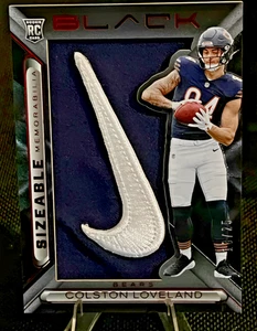 2025 Panini Black Colston Loveland Sizeable Memorabilia Nike Swoosh /25 FOTL SSP - Bild 1 von 2
