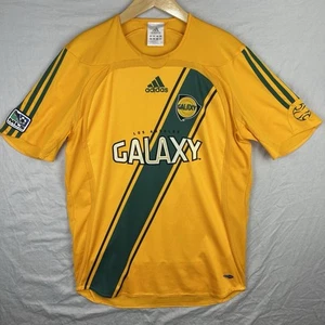 LA Galaxy Jersey Mens Medium Adidas ClimaCool MLS Soccer Football Kit Adult Y2K - Picture 1 of 14
