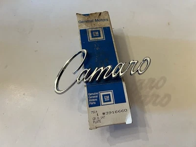 Nos gm 1968-1969 Camaro guardabarros emblema Z/28 Copo SS 396 gm# 3916660 Foto 1 de 4