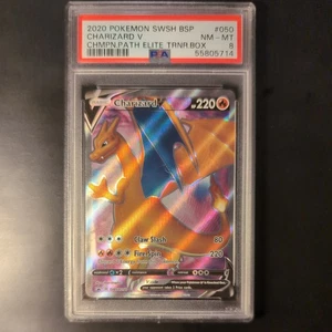 2020 Pokemon Charizard V SWSH050 Promo PSA 8 - Bild 1 von 2