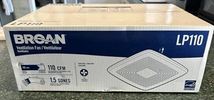 Broan Nutone Low-Profile LP110 Ceiling/Wall Exhaust Fan for Bathroom Energy ⭐️ - Picture 1 of 5