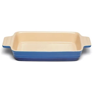 NEW Chasseur La Cuisson Rectangular Baking Dish Medium Blue - Picture 1 of 1