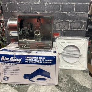 Air King AK917 70 CFM 4.0 Sones Deckenmontierter Abluftventilator - Weiß - Bild 1 von 8