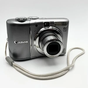 Canon PowerShot A1100 IS Digitalkamera 12,1 MP 4x Zoom silber - Bild 1 von 3