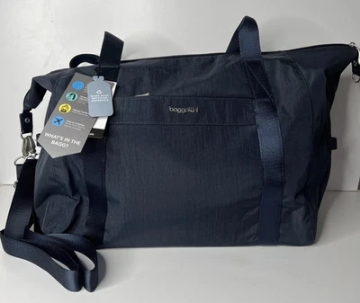 Bolso de Lona Baggallini Todo el Día Grande con Correas Talla Única Azul Marino Francés Nuevo Foto 1 de 4