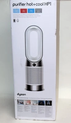 Purificador de Aire Dyson Caliente + Frío HP1 Blanco Control Remoto y Aplicación ¡Nuevo Sellado! Foto 1 de 4