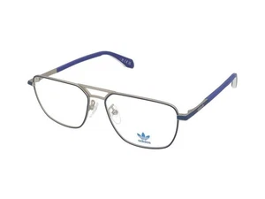 Marco óptico de metal para gafas Adidas OR5069 092 azul/plateado aviador 56-15-145 - Imagen 1 de 3