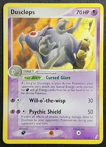 Tarjeta Pokémon Dusclops 17/100 EX-Crystal Guardians Regular Rara - Imagen 1 de 2