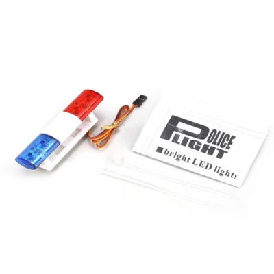 AUSTAR RC Auto blinkende LED Police RC Auto Lichtleiste für 1/10 1/8 HSP Traxxas - Bild 1 von 4