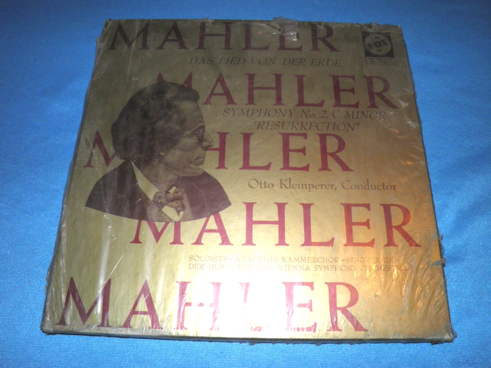 Mahler - Das Lied Von Der Erde - Steingruber / Klemperer - 1960 3xLP Box Set - Image 1 of 1