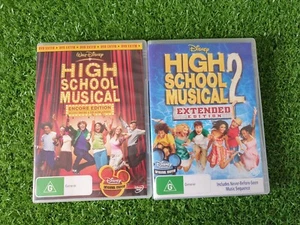 HIGH SCHOOL MUSICAL 1+2:-DVD-R4-2XMOVIES-LIKE NEW - Picture 1 of 3