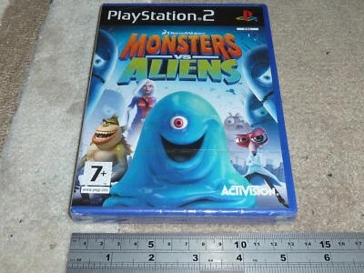 MONSTERS VS ALIENS GAME for SONY PLAYSTATION 2 PS2 BRAND NEW & FACTORY SEALED! - Image 1 of 3