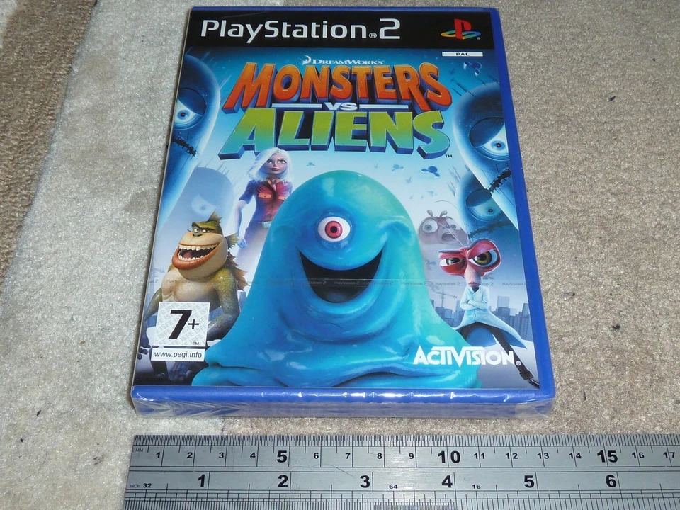 MONSTERS VS ALIENS GAME for SONY PLAYSTATION 2 PS2 BRAND NEW & FACTORY SEALED! - Image 1 of 3