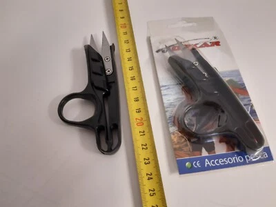Forbice forbici da pesca pescatore x fili filo acqua pesce taglio monofilo  - Immagine 1 di 4