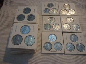 1-1943 - P/D/S Lincoln Pennies Stahl Set #6 -- alle verschieden #9 - Bild 1 von 7