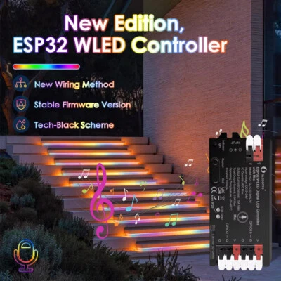 ESP32 WLED WiFi LED Controller mit MIC fr WS2812B WS2811 SK6812 Pixel Stripe - Bild 1 von 4