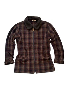 Chaqueta polar a cuadros Woolrich polartec para mujer talla L - Imagen 1 de 8