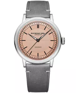 Raymond Weil Millesime Automatic Salmon Dial 2925-STC-80001 Official Dealer - Imagen 1 de 1