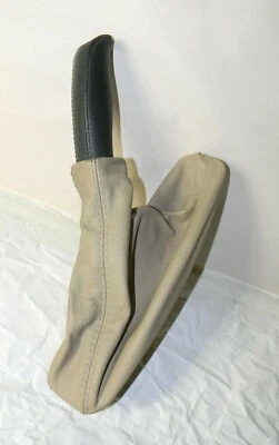 **Cubierta de palanca de freno de mano de cuero para BMW E46 316i 318i 320i 323i 325i Ci 328i 330i M3 Foto 1 de 4