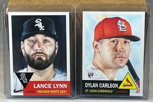 2021 TOPPS LIVING SET WEEK 25 #425 LANCE LYNN #426 DYLAN CARLSON CARDINALS RC - Picture 1 of 2