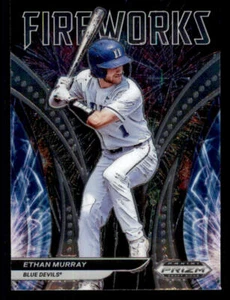 2021 Panini Prizm Draft Picks Fireworks #16 Ethan Murray - Picture 1 of 2