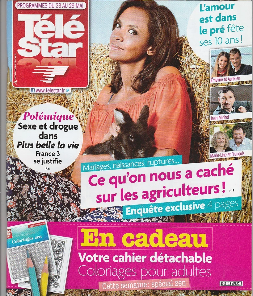 TV Star No. 2016 - 18/05/2015 - Carinne Lamarchand - Patrick Swayze - Charlize T - Image 1 of 1