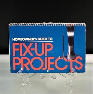 Guide to Fix Up Projects Vintage 1982 Spiral Bound Homeowners Family Handyman - Imagen 1 de 8