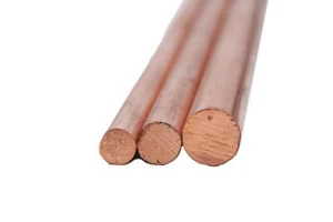 Stange Kupfer Ø0.4-30mm С10999 Rundstab Stab Rundmaterial Cu - Picture 1 of 1