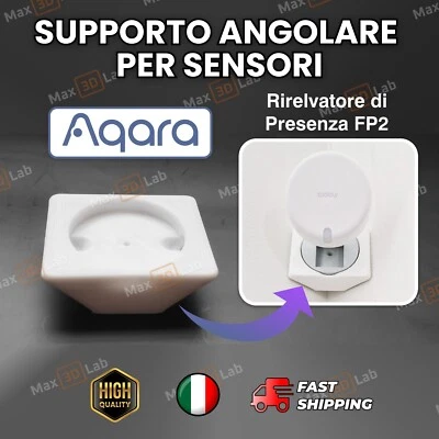 Supporto Angolare per Sensore Aqara FP2 Presence Sensor - colore bianco PS-S02D - Image 1 of 4