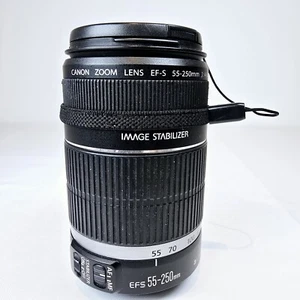 Canon EF-S 55-250mm f/4-5.6 Image Stabiliser Lens - Picture 1 of 6