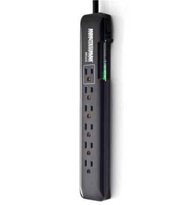 Minuteman ups MMS664S Slimline 6 Outlet Surge Strip, 1080j - Image 1 of 3