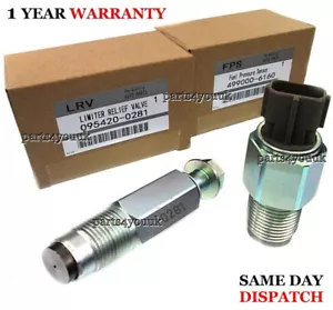 for NISSAN NAVARA D40 2.5 3.0 DCI FUEL RAIL PRESSURE SENSOR LIMITER RELIEF VALVE - Picture 1 of 2