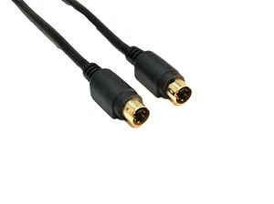 2 m S-Video Verbindungskabel, Mini-DIN 4-Stecker (S-Video) > Mini-DIN 4-Stecker - Bild 1 von 1
