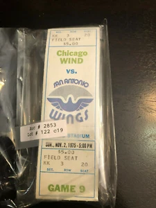 WFL 1975 San Antonio Wings Football Full Ticket You Pick! 227 verfügbare sortierte Spiele - Bild 1 von 5