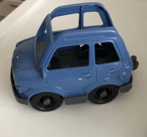 New Fisher Price Little People Blue Car Vehicle with Hitch - Picture 1 of 4