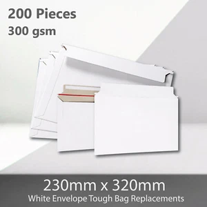 200x 300gsm A4 230x320mm Semi Rigid Business Document Envelope Hard Tough Mailer - Picture 1 of 10
