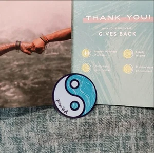 PURA VIDA YIN YANG STICKER ALSO HAVE BRACELET PIN EARRINGS ‼️FREE SAME DAY SHIP - Picture 1 of 2