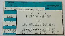 April 26, 1995 baseball ticket FLORIDA MARLINS vs LOS ANGELES DODGERS