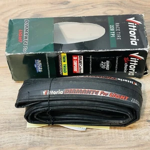 NOS Vittoria Diamante Pro Light 650C x 23 Road Bike Clincher Tire Folding Black - Picture 1 of 4