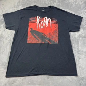 Korn Shirt Mens XL Graphic Band Tee Shadow Rock Metal Music - Picture 1 of 8