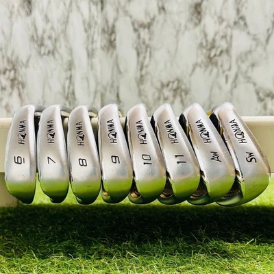 Lefty HONMA GOLF BERES IS-06 8pcs Iron Set 6-11/SW,AW Flex-SR 3STAR ARMRQ X 47 - Image 1 of 4