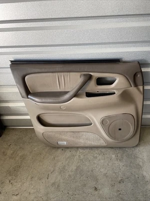 Toyota Sequoia 2001-2007 panel de puerta delantero izquierdo lado del conductor moldura marrón Foto 1 de 4