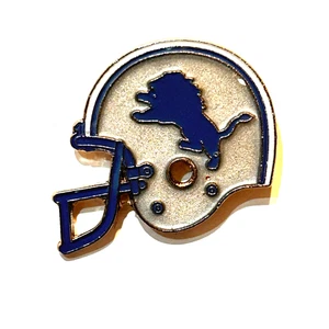 Vintage 1984 NFL Detroit Lions Sammlerstück Helm Logo Anstecknadel 1 x 1" - Bild 1 von 2