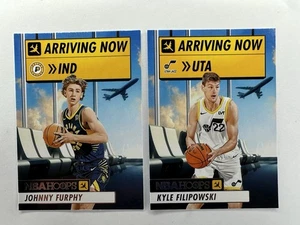 Johnny Furphy 2024-25 Panini NBA Hoops RC Arriving Now #2 + KYLE FILIPOWSKI #17 - Picture 1 of 2