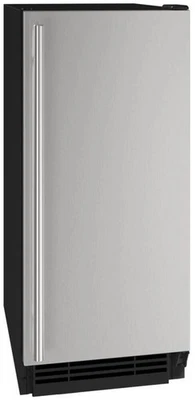 U-Line BrightShield Series UHCP115SS81A 15 Inch Clear Cube Ice Maker - Image 1 of 4