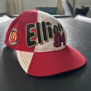 Nascar Vintage Bill Elliot #94 Mcdonalds Racing Team Snapback Hat Cap - Picture 1 of 15