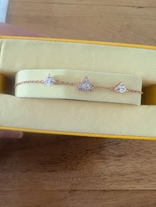 New Swarovski Rose Gold ortyx Bracelet Toggle Clasp gift - Picture 1 of 6