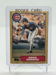 1987 Topps Traded Greg Maddux #20T Chicago Cubs - Picture 1 of 2