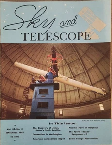 Vintage Sky and Telescope Magazine September 1967 Astronomy Cosmology Space - Foto 1 di 2