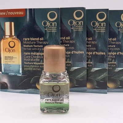 4 Pack Ojon Rare Blend Oil Moisture Therapy Medium Texture Mini 0.2 oz/6 ml Each - Image 1 of 4